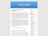 gowers.wordpress.com Webseite Vorschau