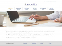 it-martin.de Webseite Vorschau
