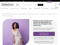 lingeriematterhorn.fr Webseite Vorschau