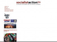 socialistaction.org Webseite Vorschau