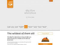 big-five-marathon.com Webseite Vorschau
