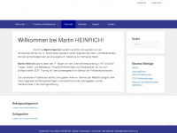 martin-heinrich.at Webseite Vorschau