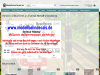modellbahndecals.de Webseite Vorschau