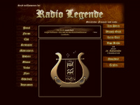 radio-legende.de Webseite Vorschau