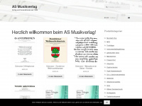 as-musikverlag.de Webseite Vorschau
