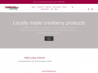 cranberriesnaturally.com Webseite Vorschau