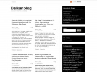 balkaninfo.wordpress.com Webseite Vorschau