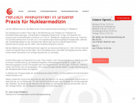 nuklearmedizinbamberg.de Webseite Vorschau