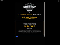 contact-sports.de Webseite Vorschau