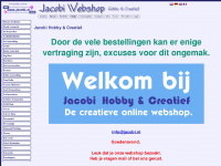 jacobi.nl Webseite Vorschau