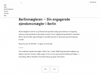 berlinmaegleren.dk Webseite Vorschau