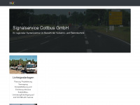 signalservice-cottbus.de Webseite Vorschau
