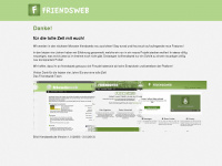 friendsweb.de Webseite Vorschau
