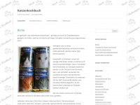 katzenkochbuch.de Webseite Vorschau