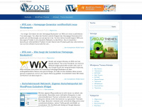 wp-zone.de Webseite Vorschau