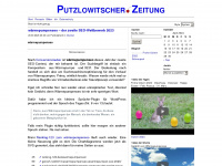 putzlowitsch.de Webseite Vorschau