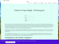 haus-nadja.de Webseite Vorschau