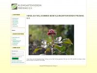 kleingarten-freising.de Webseite Vorschau
