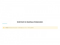 gasthaus-klobenstein.com Webseite Vorschau
