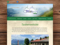 taubensee.at Webseite Vorschau