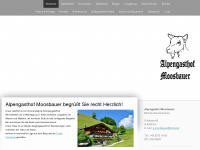 moosbauer.info Webseite Vorschau