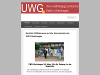 uwg-steinhagen.de Webseite Vorschau