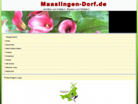 maaslingen-dorf.de Webseite Vorschau