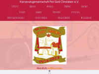 kg-rot-gold-dinslaken.de Webseite Vorschau