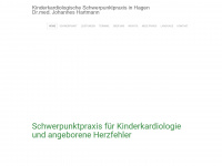 kinderkardiologie-hartmann.de Webseite Vorschau