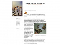 literatur-zeitschriften.de Webseite Vorschau