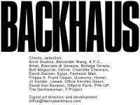 dennybackhaus.com Webseite Vorschau