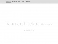 haan-architekten.de Webseite Vorschau