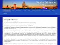 kanzlei-boehlmann.com Webseite Vorschau