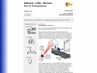abbund-cad-service.de Webseite Vorschau