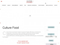 culturefood.org Webseite Vorschau