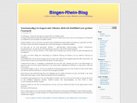 bingen-rhein-blog.de Webseite Vorschau
