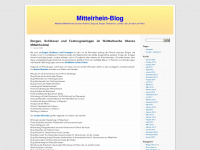 mittelrhein-blog.de Webseite Vorschau