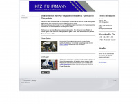 kfzfuhrmann.de Webseite Vorschau