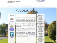 poppenroth.de Webseite Vorschau