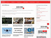 geo-ing.ch Webseite Vorschau
