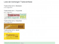 traktorenfest.ch Webseite Vorschau