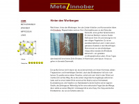 metazinnober.de Webseite Vorschau