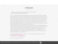 hoergang.com Webseite Vorschau
