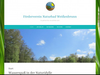 naturbad-weissenbrunn.de Webseite Vorschau