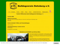 bulldogverein-dehnberg.de Webseite Vorschau