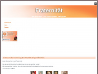 fraternitaet.at Webseite Vorschau