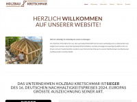 holzbau-kretschmar.de Webseite Vorschau
