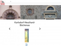 karlsdorf-neuthard-buechenau.de Webseite Vorschau