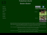 trakehner-zucht.de Webseite Vorschau