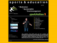 sports-education.de Webseite Vorschau